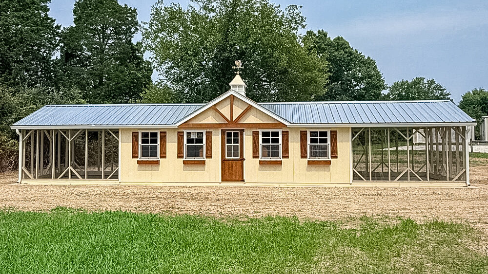 12x50 A Frame Double Chicken Coop in Salem NJ 5