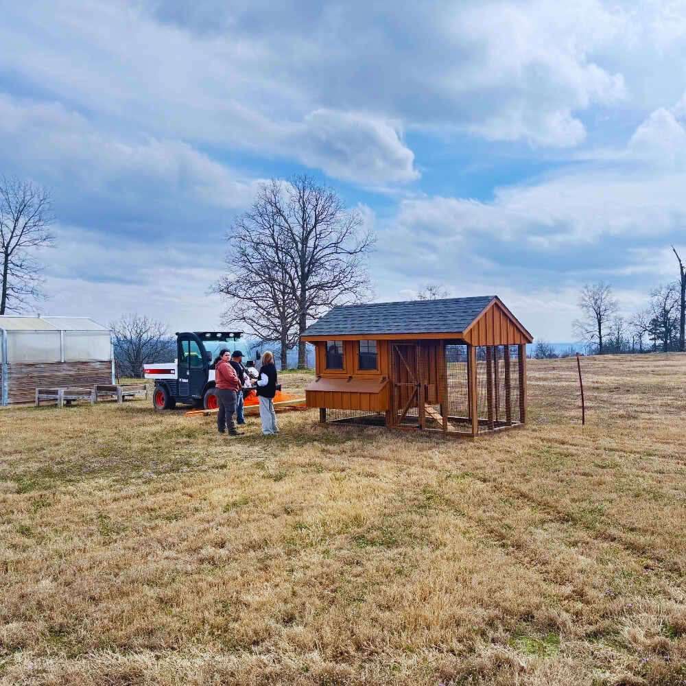6x12 combination coop in AR