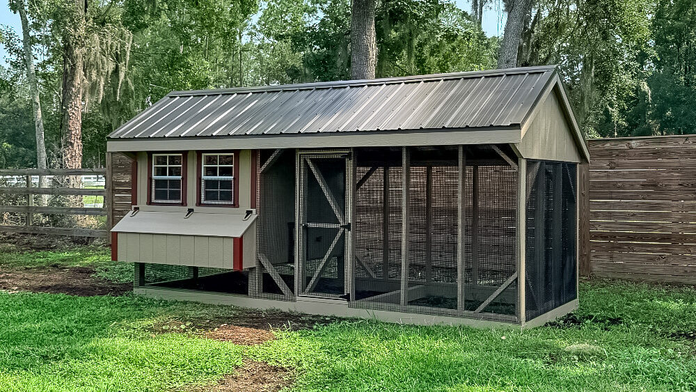 7x16 Quaker Combination Coop in St Johns FL 2