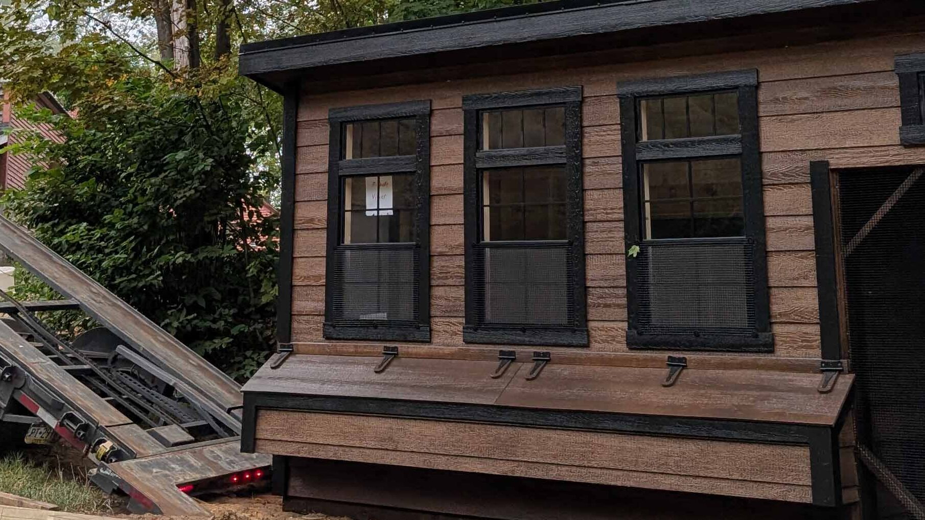 7x28 Combination Chicken Coop in New Hampshire 4