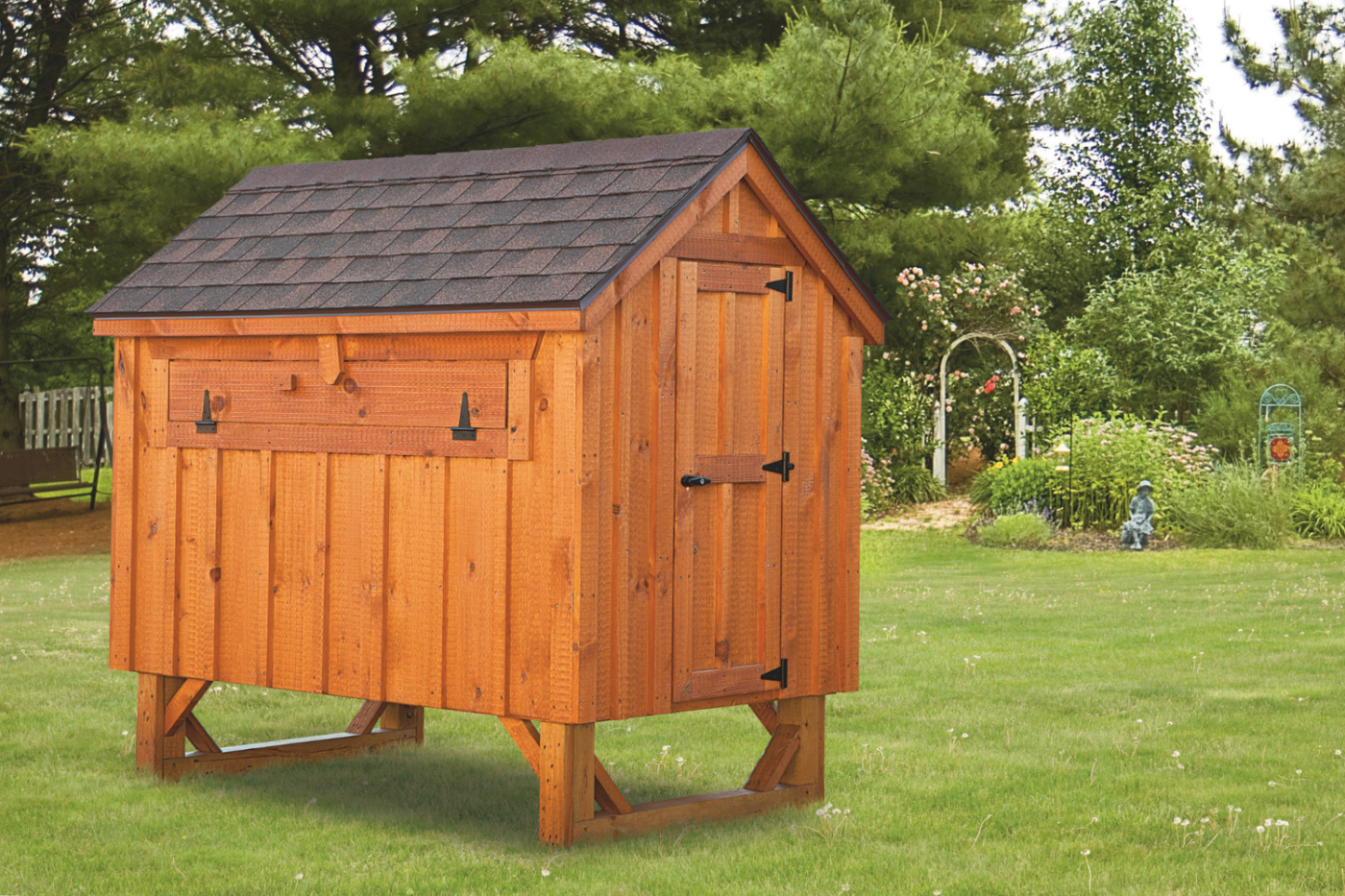 wooden a frame chicken coop in salem or