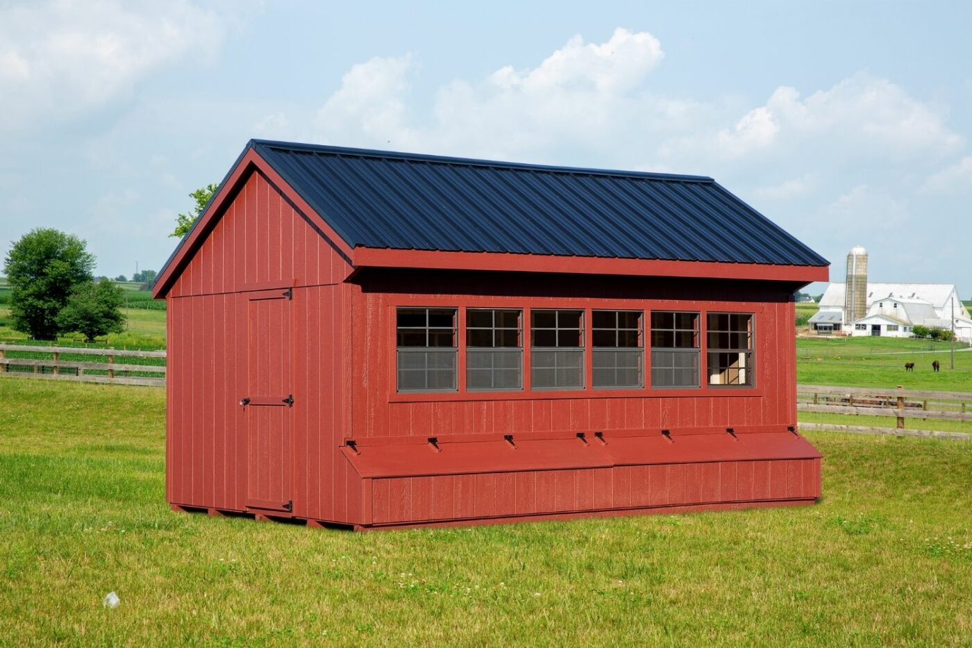 10x16 Chicken Coop Quaker