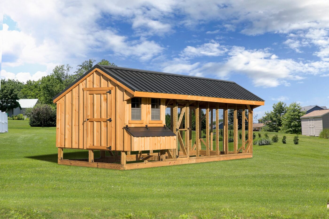 7x24 Chicken Coop Run