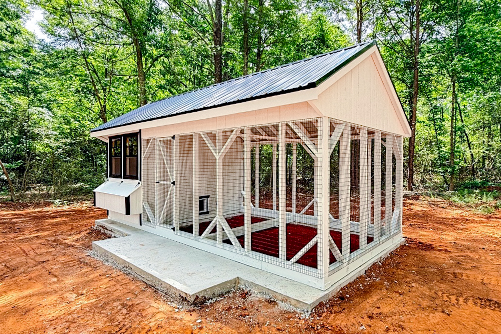 00 10x20 Quaker Combination Coop in Williamson