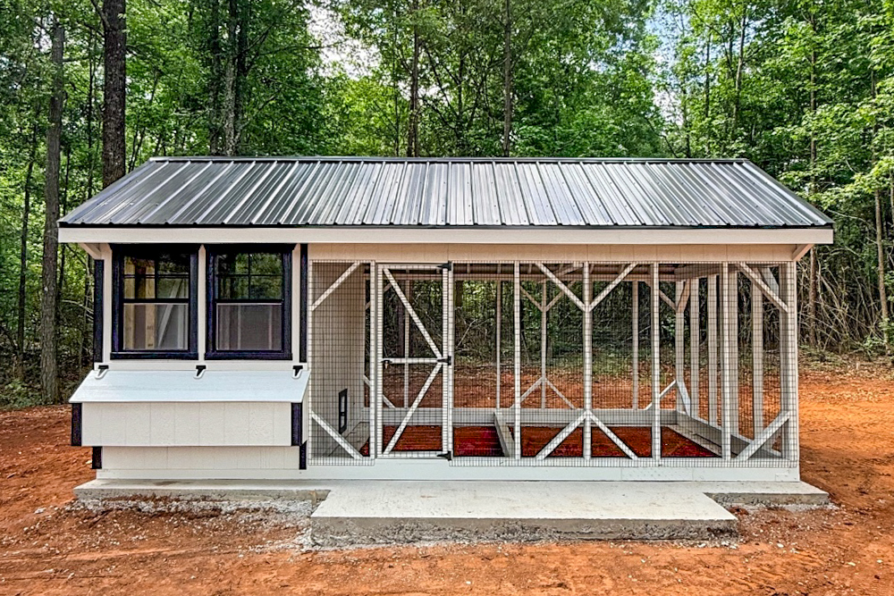00 10x20 Quaker Combination Coop in Williamson GA