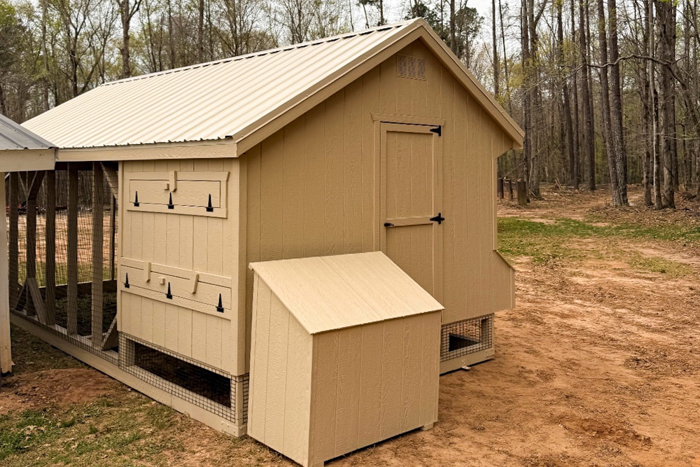 10x20 Combination Chicken Coop in Jackson GA 2