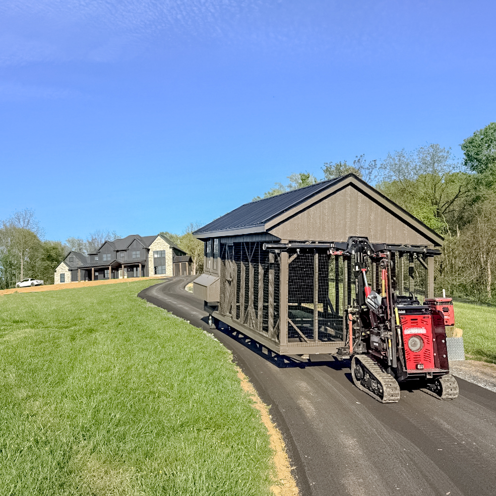 10x20 Quaker Combination Coop in Purcellville VA 1664