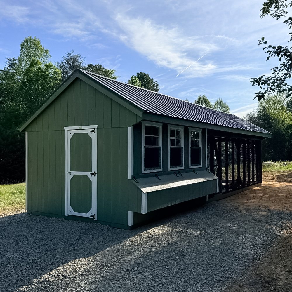 10x32 Quaker Combination Coop in Archdale NC 1688