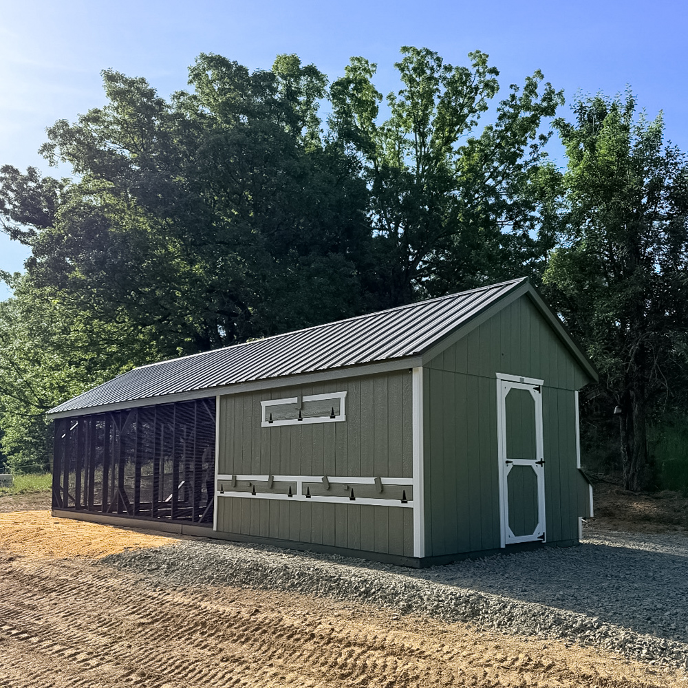 10x32 Quaker Combination Coop in Archdale NC 1689