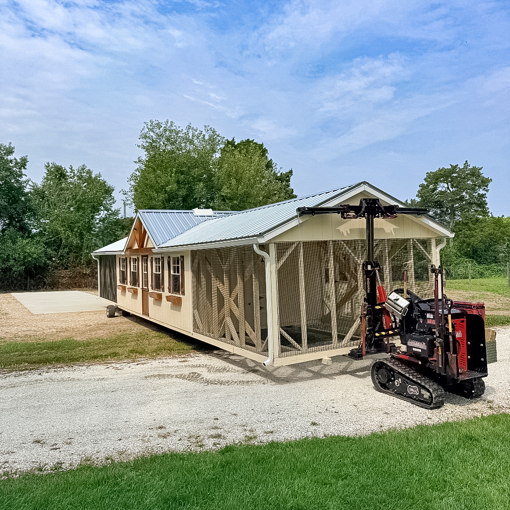 12x50 A Frame Double Chicken Coop in Salem NJ 1