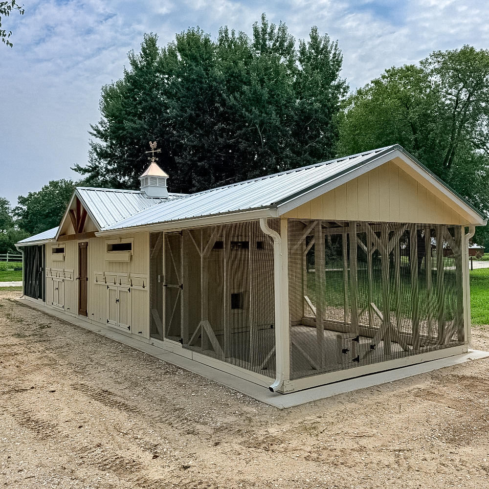 12x50 A Frame Double Chicken Coop in Salem NJ 7
