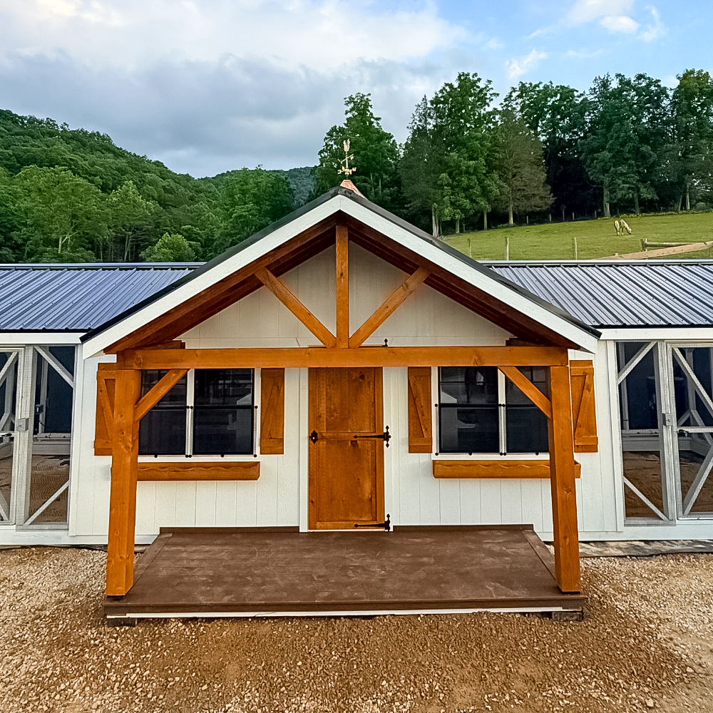 15x36 A Frame Reverse Double Combination Coop in Blacksburg VA 3