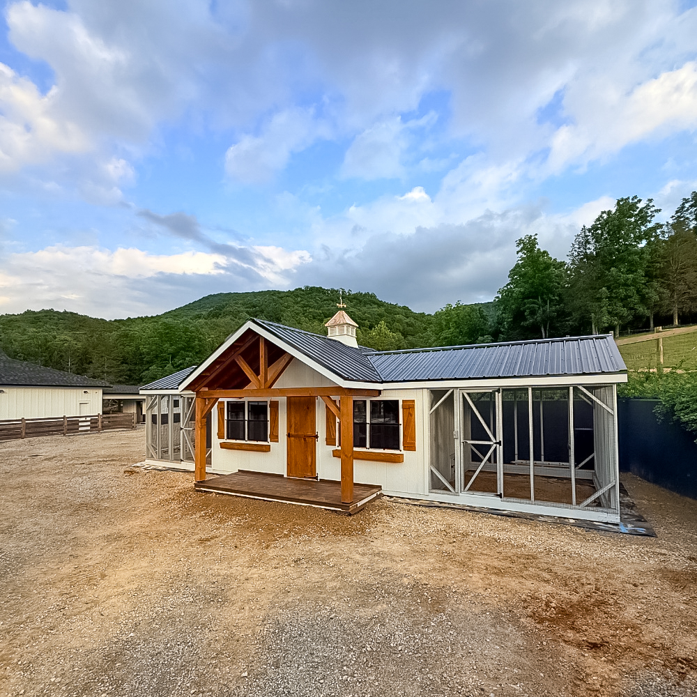 15x36 A Frame Reverse Double Combination Coop in Blacksburg VA 6