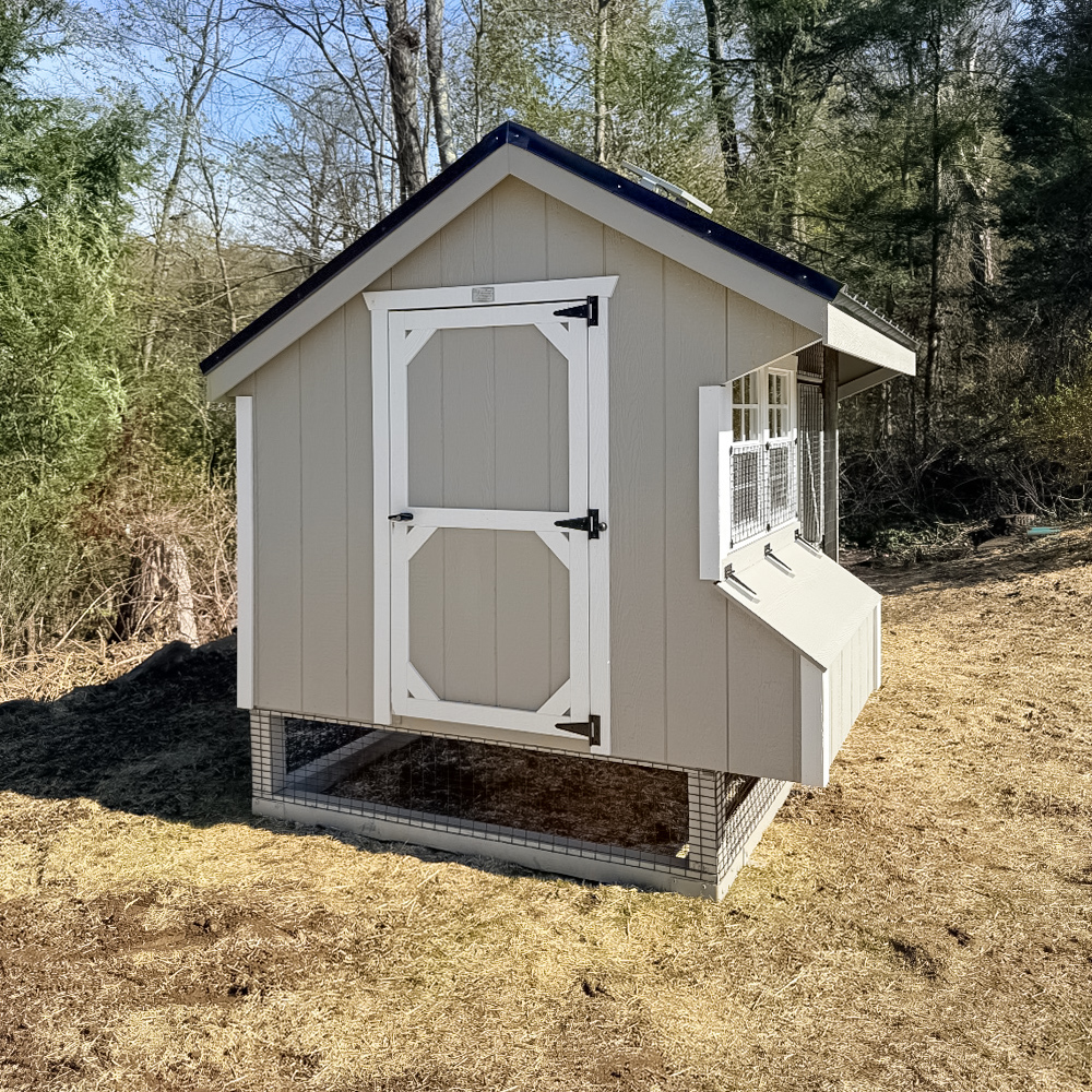 Create Recent Project For 6x8 Quaker Combination Coop in New Milford CT 1711