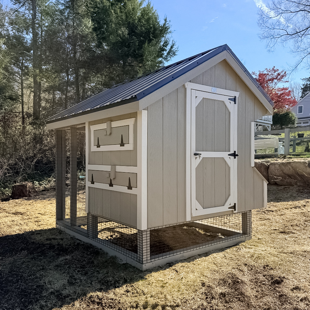 Create Recent Project For 6x8 Quaker Combination Coop in New Milford CT 1712