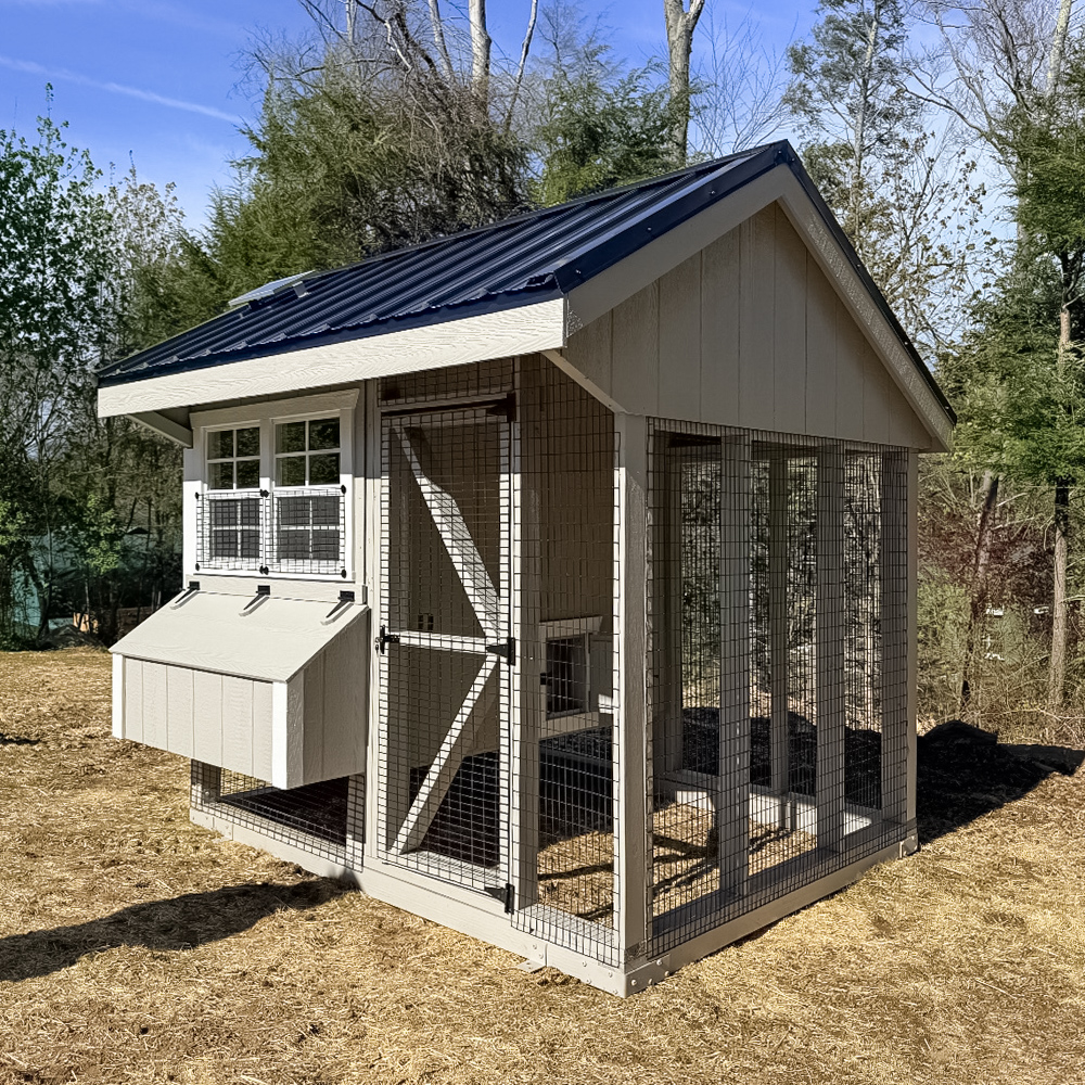 Create Recent Project For 6x8 Quaker Combination Coop in New Milford CT 1713
