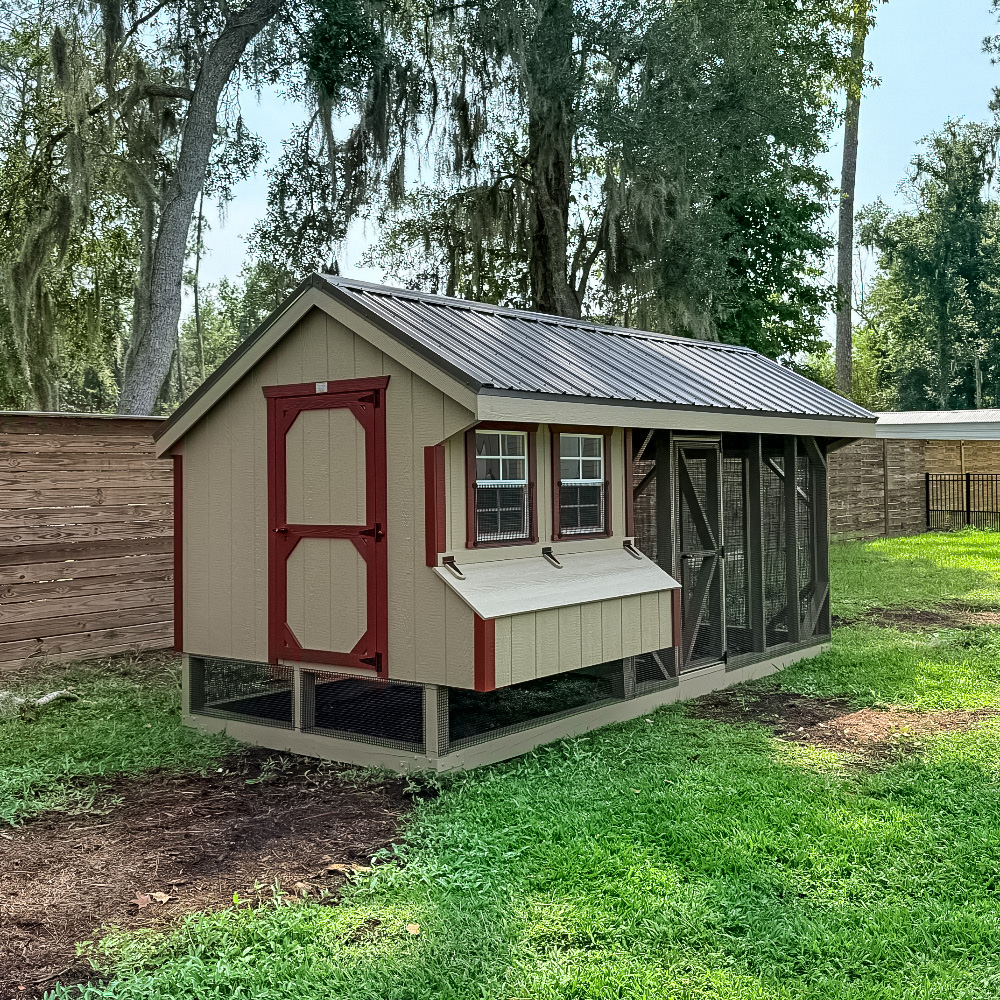 7x16 Quaker Combination Coop in St Johns FL 1