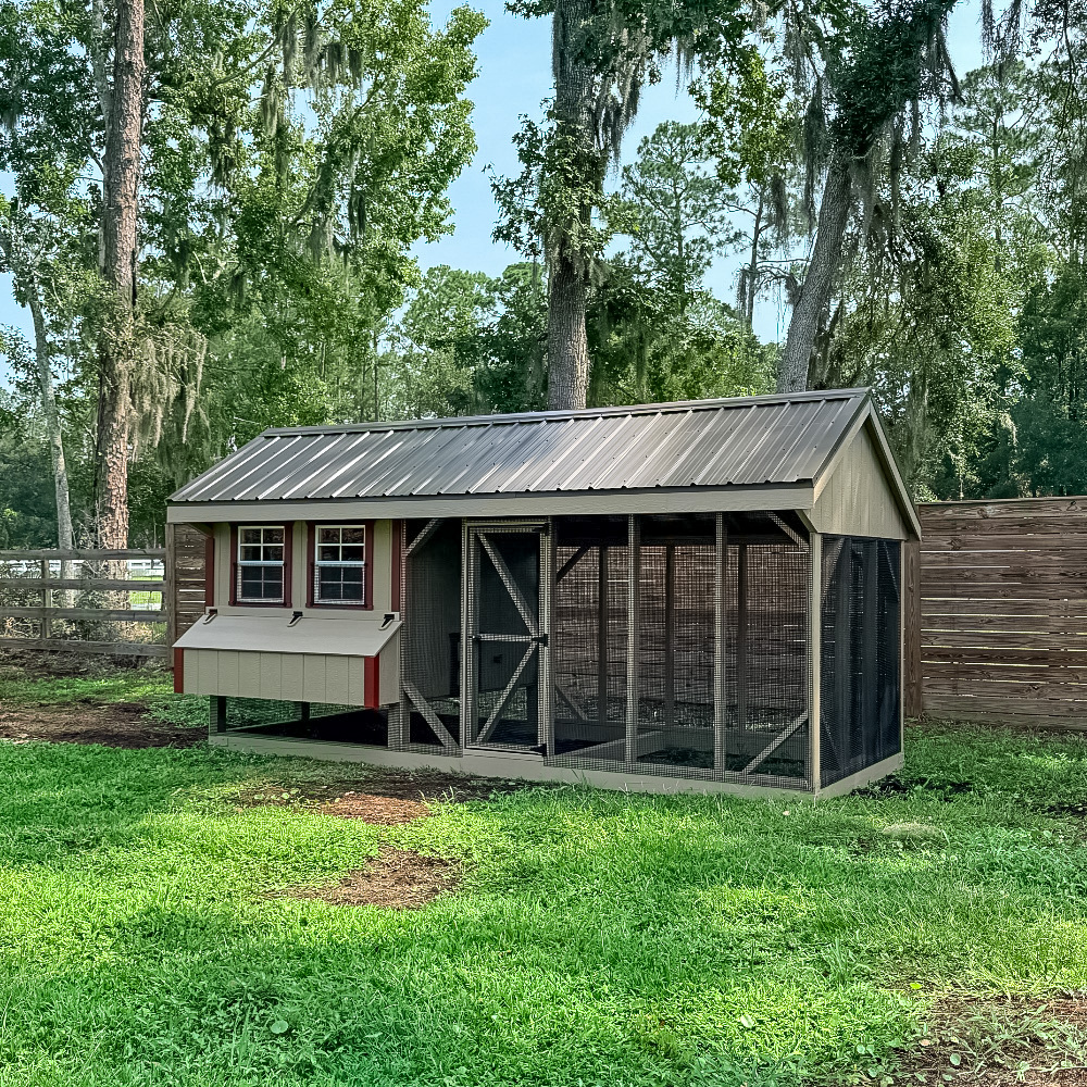 7x16 Quaker Combination Coop in St Johns FL 2