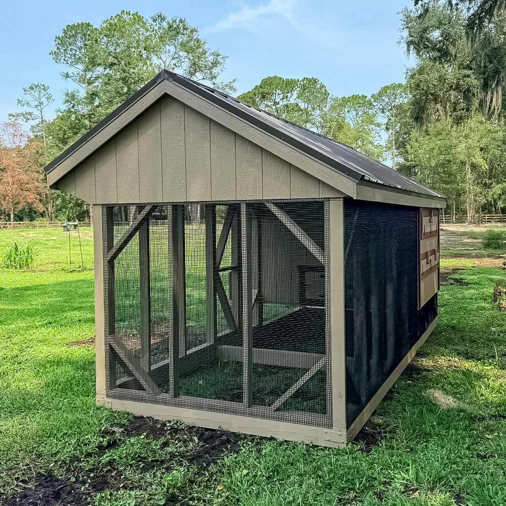 7x16 Quaker Combination Coop in St Johns FL 3