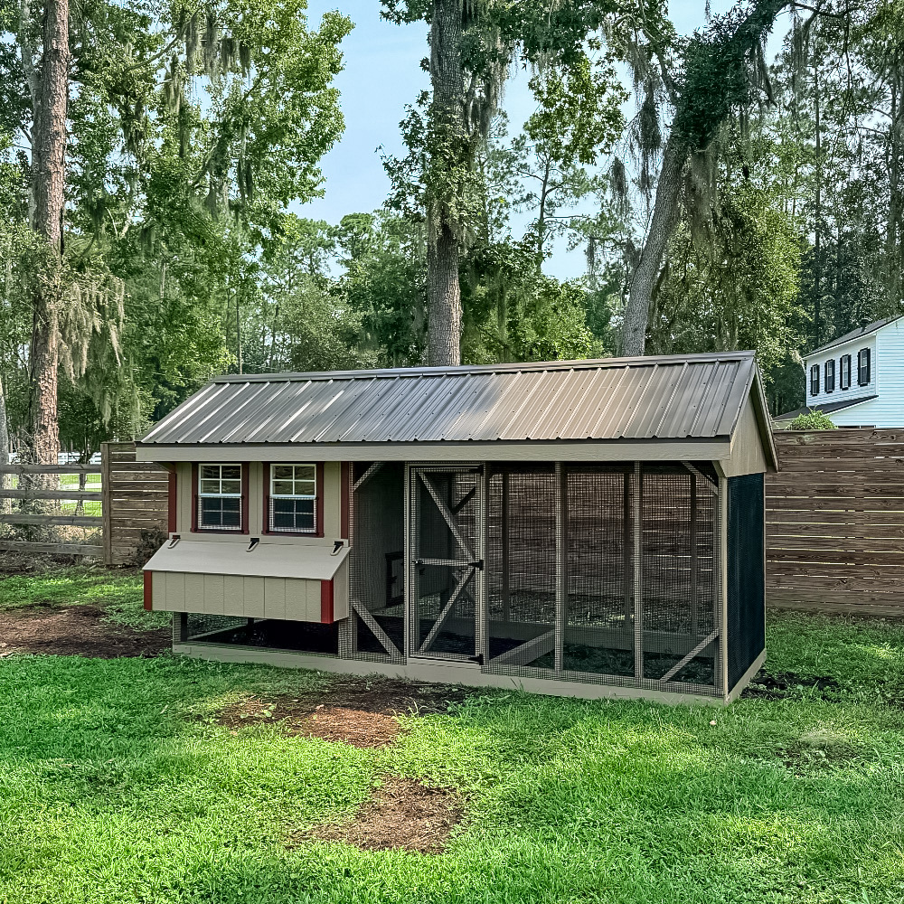 7x16 Quaker Combination Coop in St Johns FL 4