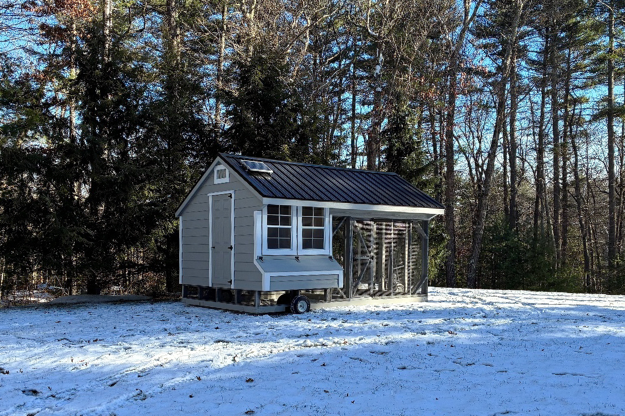 7x18 chicken coop in wilton connecticut
