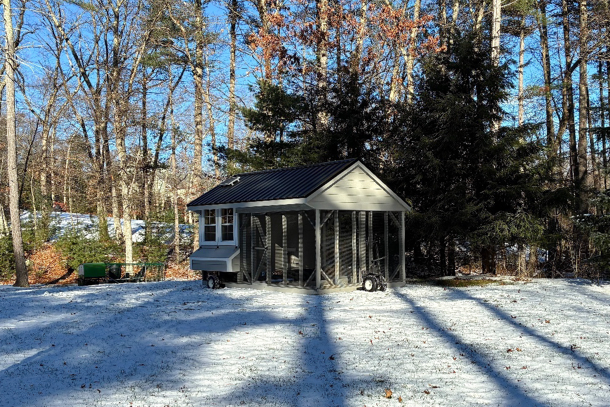 7x18 chicken coop in wilton ct
