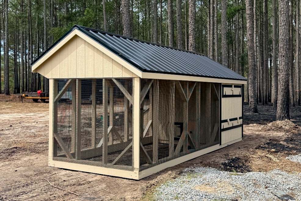 7x18 Combination Chicken Coop in Candor NC 3