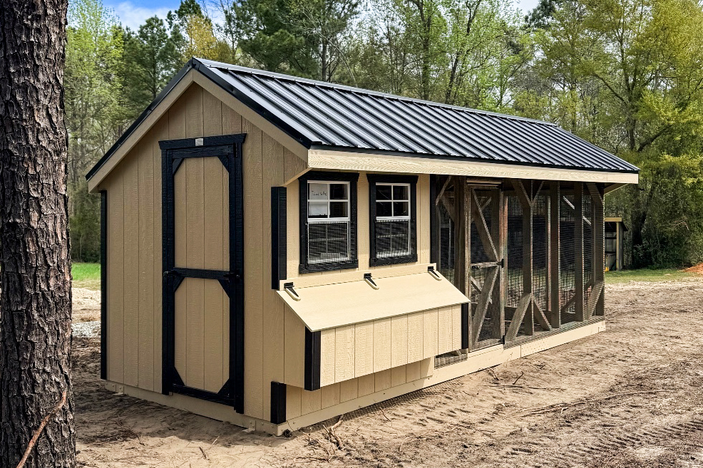7x18 Combination Chicken Coop in Candor NC 4