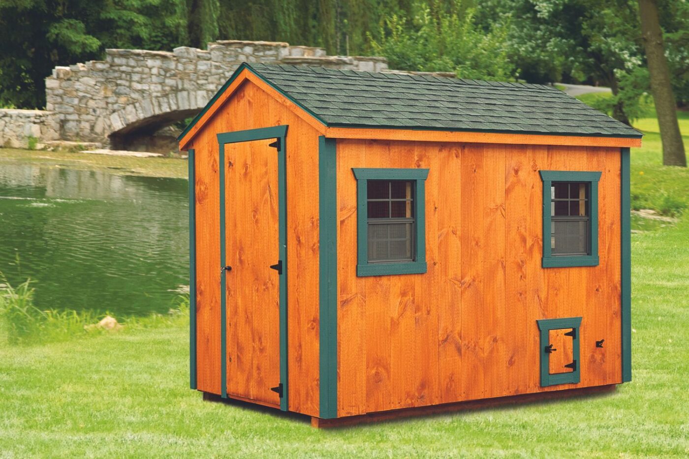Chicken Coop for 14 Chickens A610 with TG- chicken coops in oneonta ny