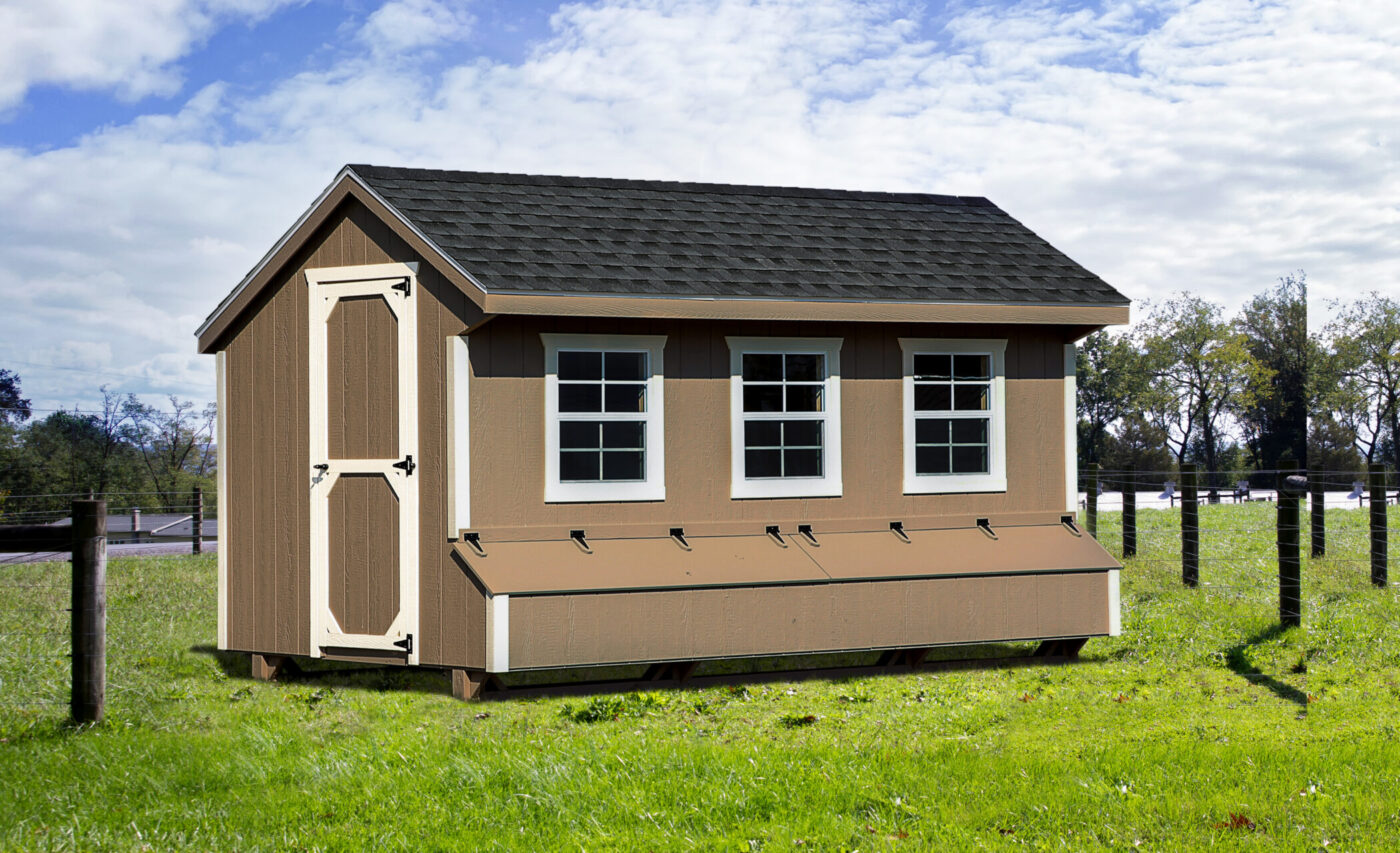 Q716 coops with 16 nesting boxes
