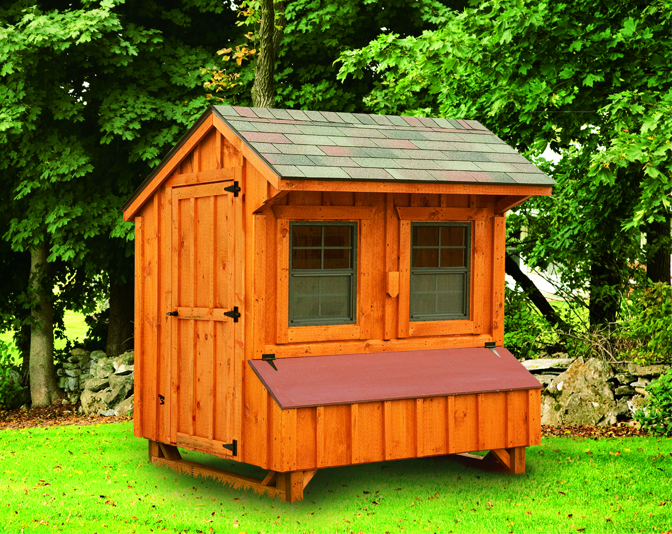 Q46H chicken coops with 6 nesting boxes