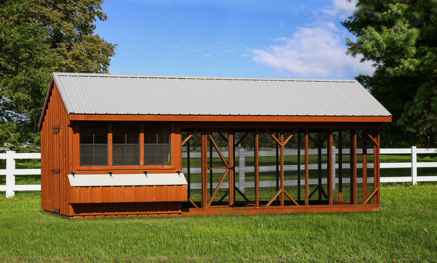 Q1024C coops with 8 nesting boxes