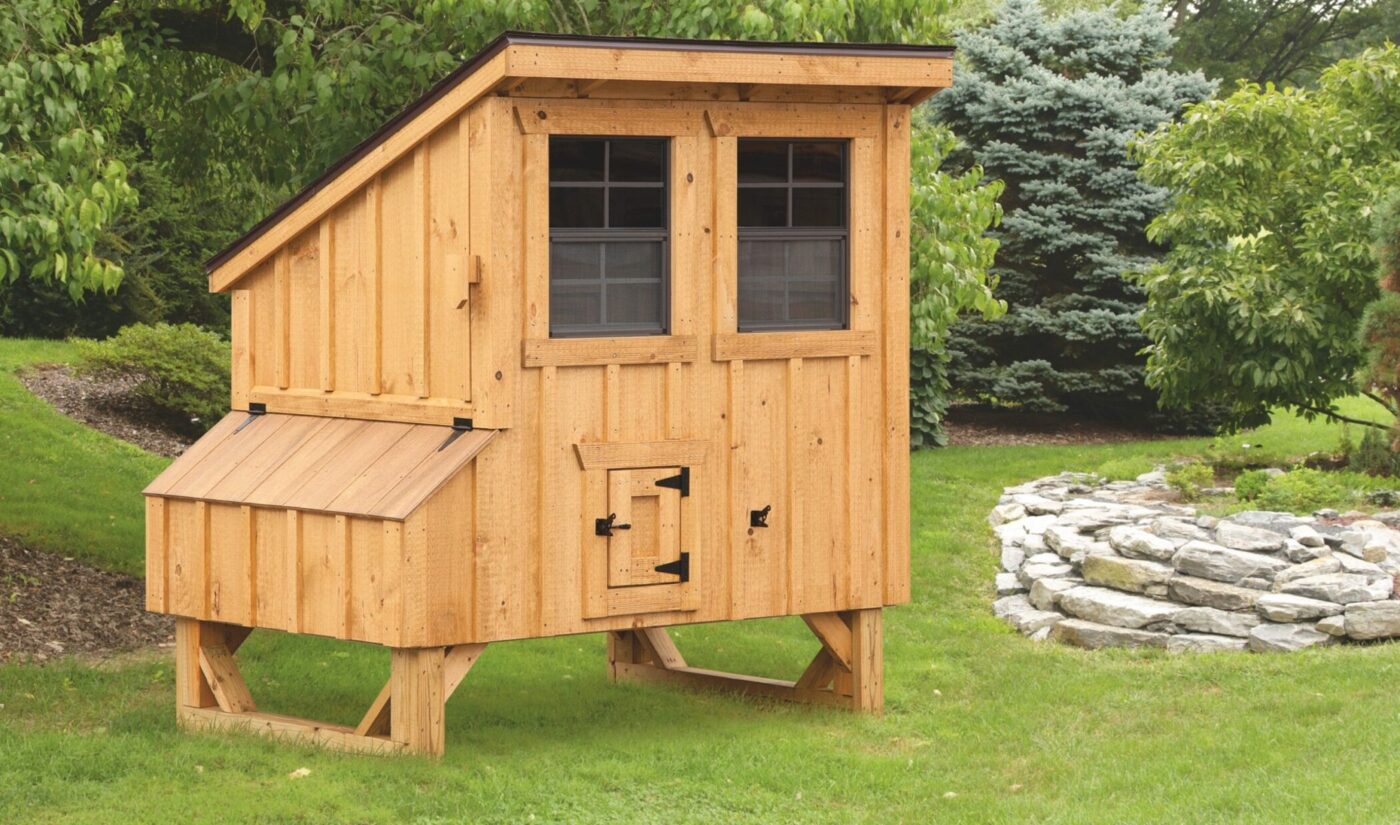 small chicken coops 4x5 Lean To L45