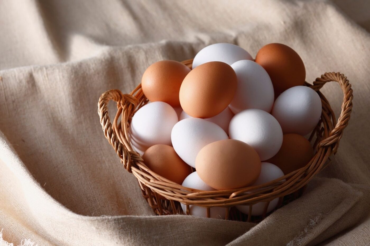 eggs in basket