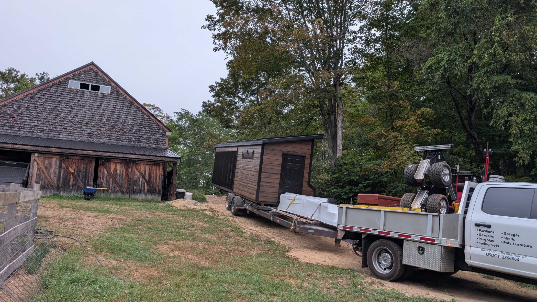 7x28 Combination Chicken Coop in New Hampshire 2