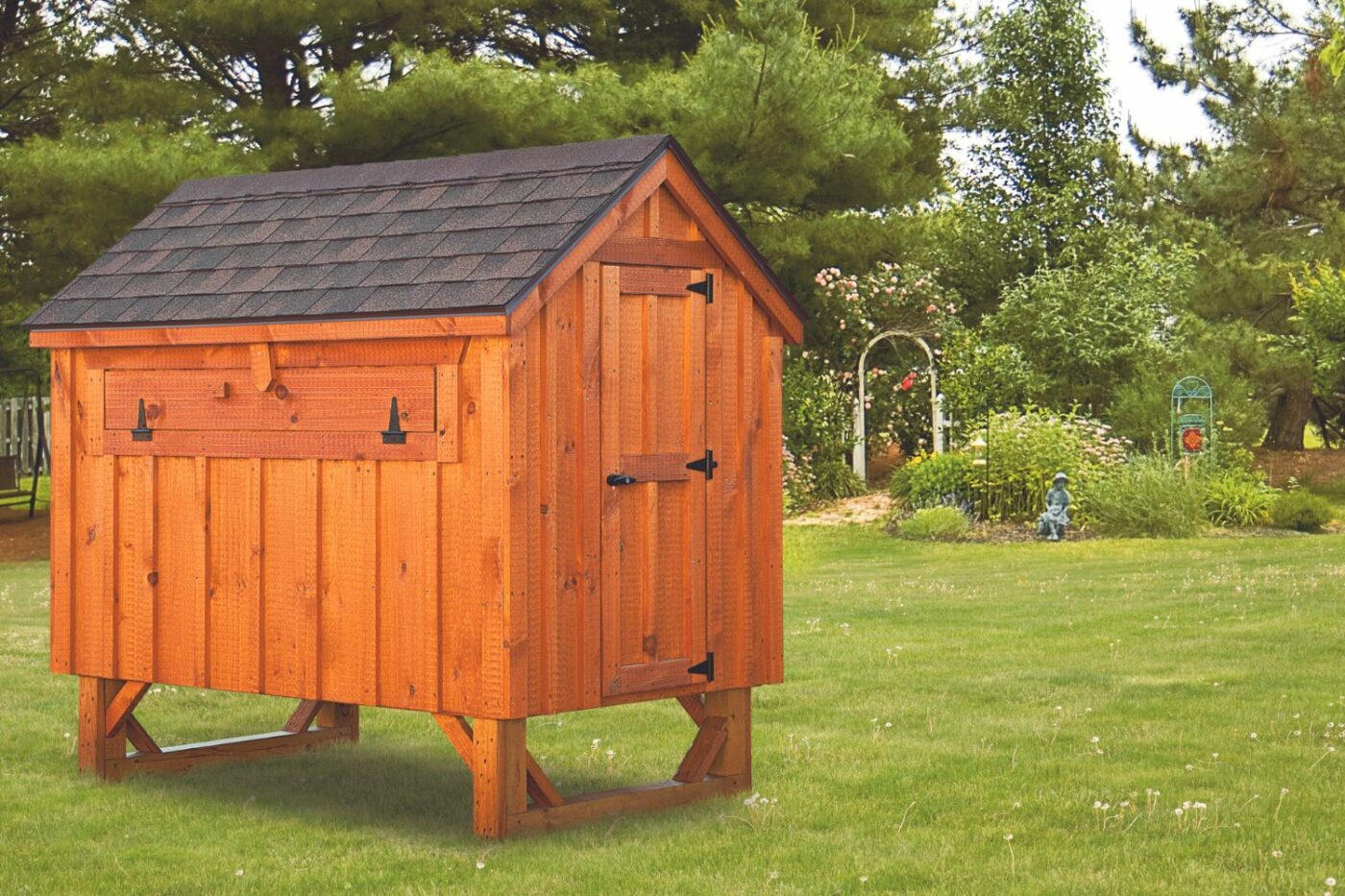 A frame chicken coops in Berwick ME