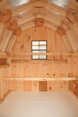 deluxe chicken coops Interior View Of A D46