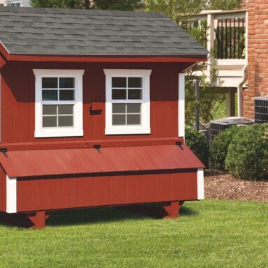 prefab chicken coops 5x8 Quaker With Duratemp