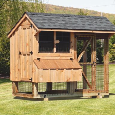 pictures of chicken coops and run 4x8 Combination