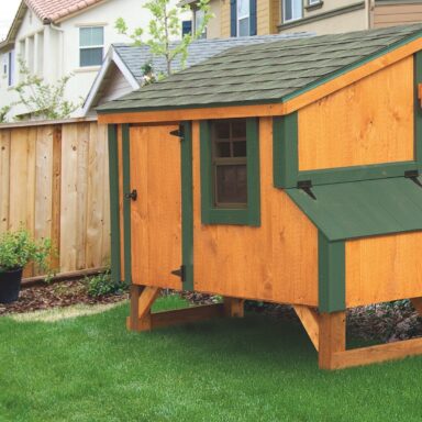 pictures of small chicken coops lean to