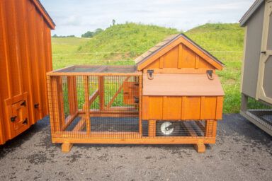 a frame chicken coop