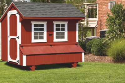 prefab chicken coops 5x8 Quaker With Duratemp