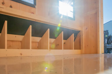 7x16 Combination Chicken Coop nesting