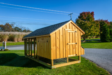 7x16 Combination Chicken Coop back