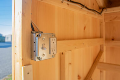 7x16 Combination Chicken Coop electric