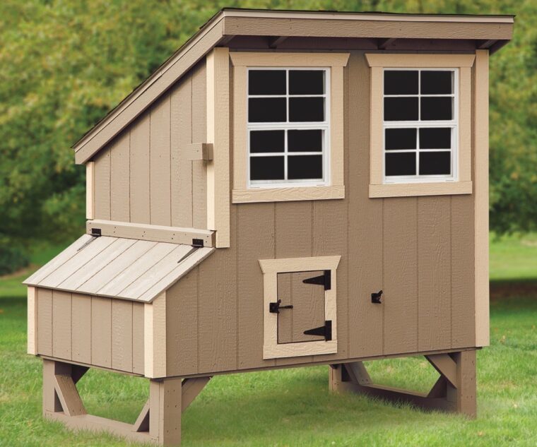 small chicken coops 4x5 Lean To 1