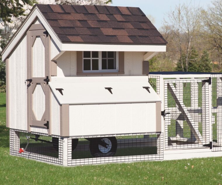 chicken coop tractor 3x4 tractor painted