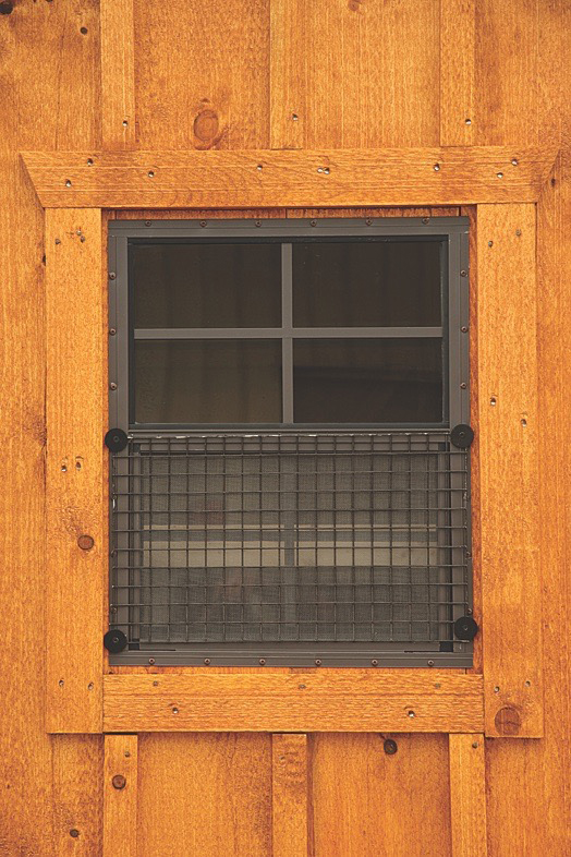 chicken coop accessories Wire Over Window Option