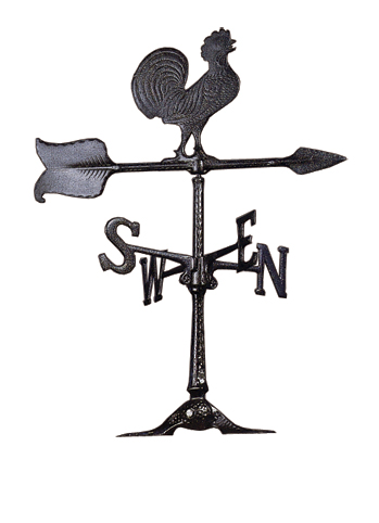 chicken coop accessories Small Black Rooster 1 1