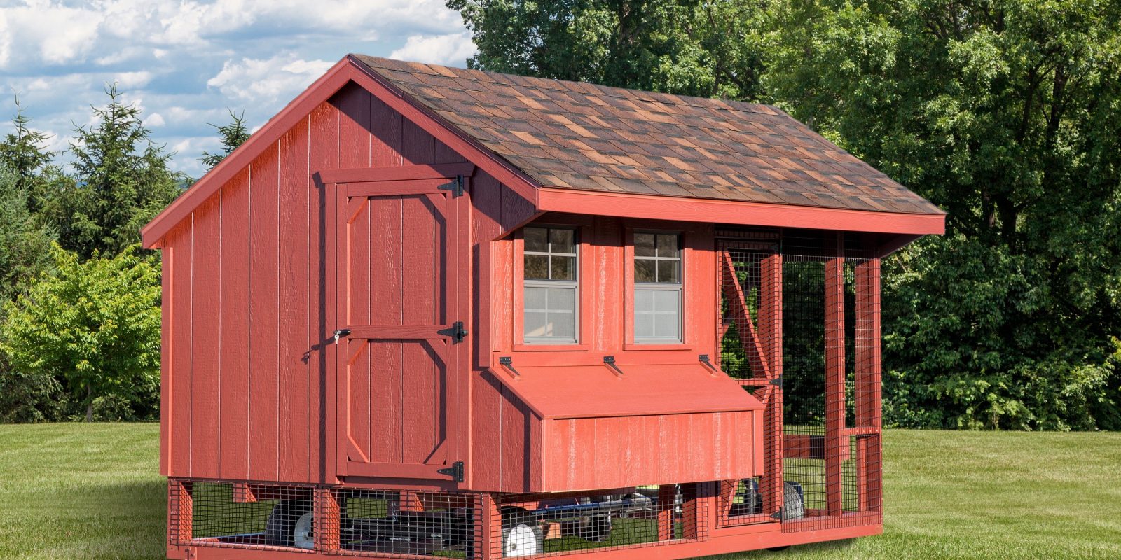 chicken coop and run Q712C